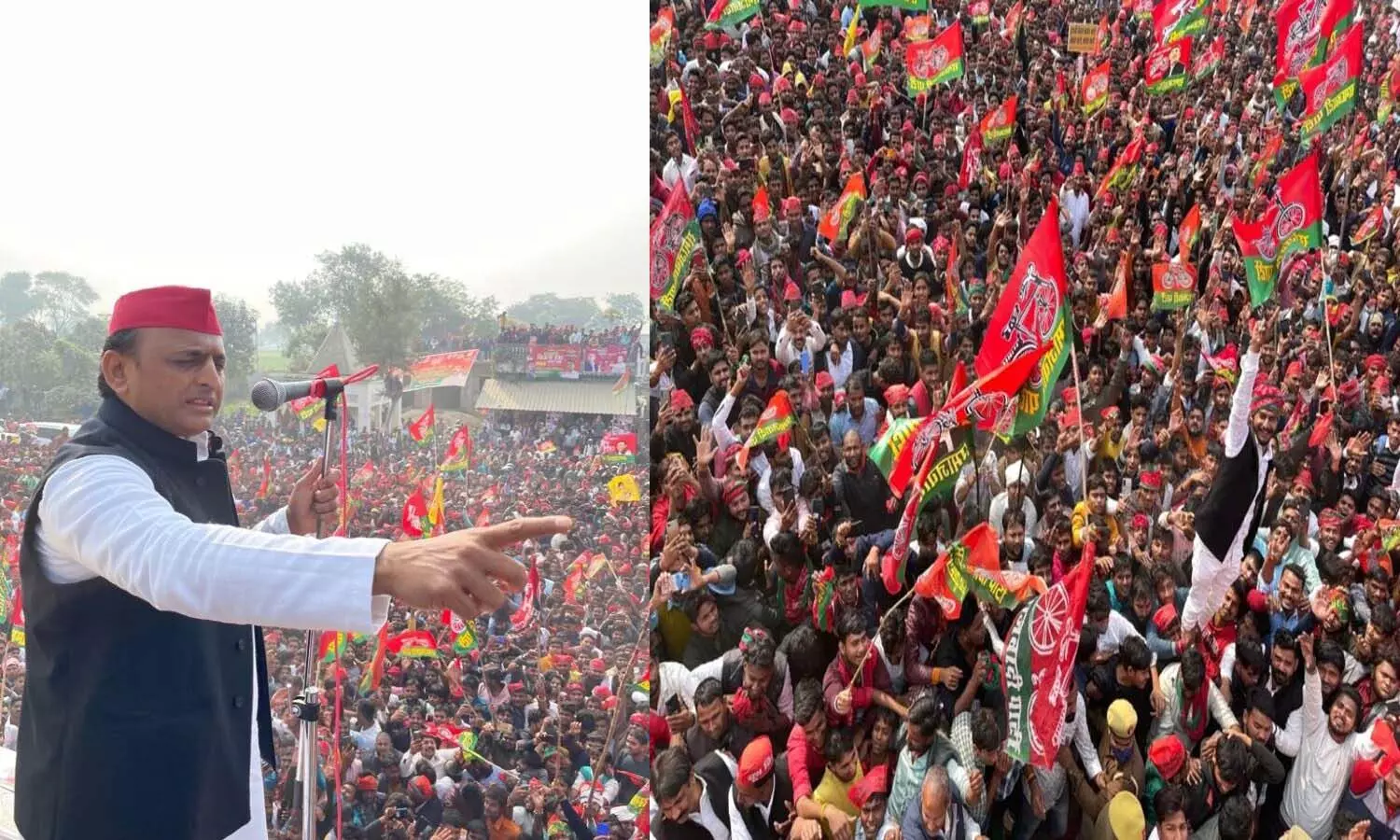 Akhilesh Yadav Vijay Yatra: जनसभा में जनता से अखिलेश यादव ने किया सवाल, चिलम जीवी को भगाओगे ?