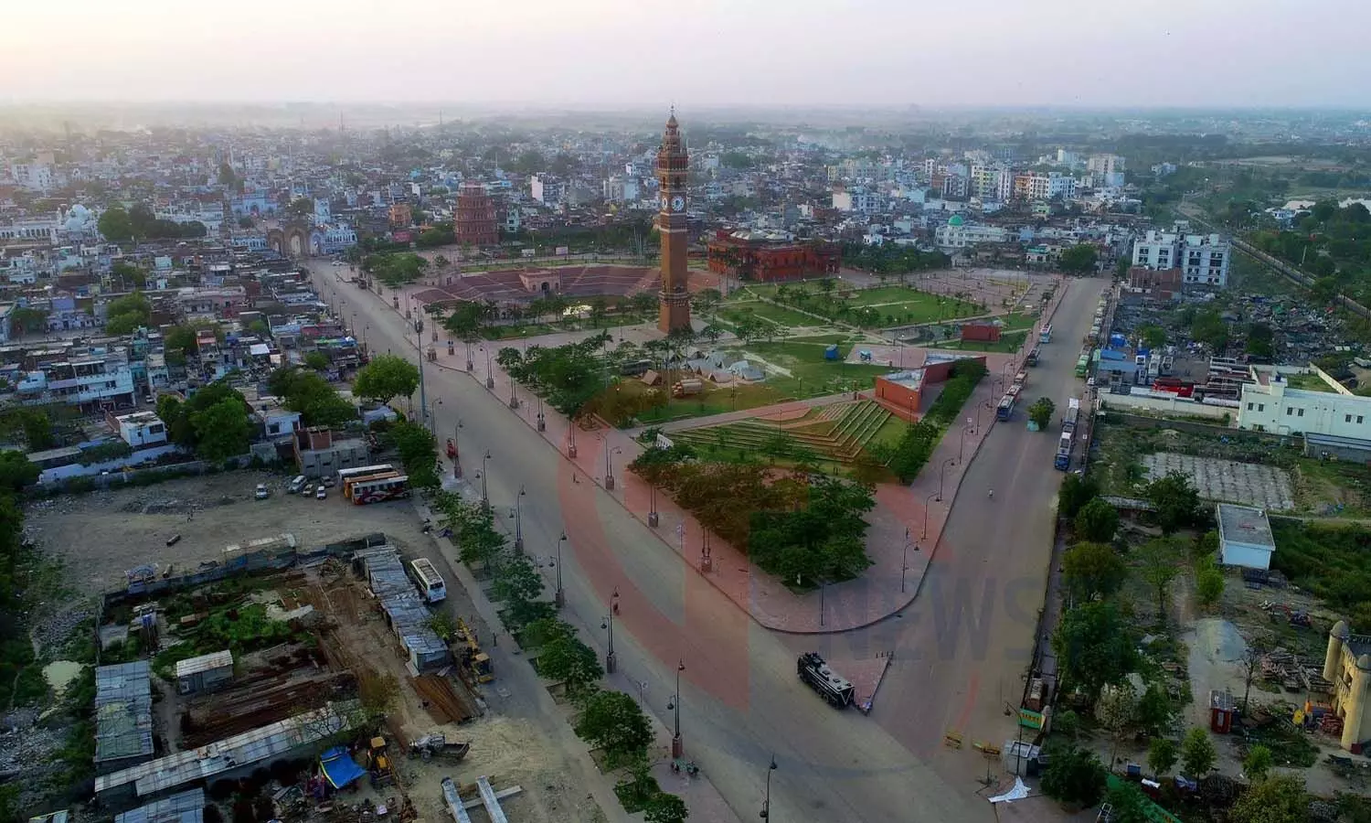 This picture is of Ghantaghar in Lucknow : Photo - Ashutosh Tripathi - Newstrack