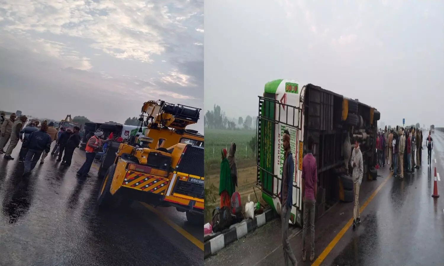 Lucknow-Agra Expressway accident