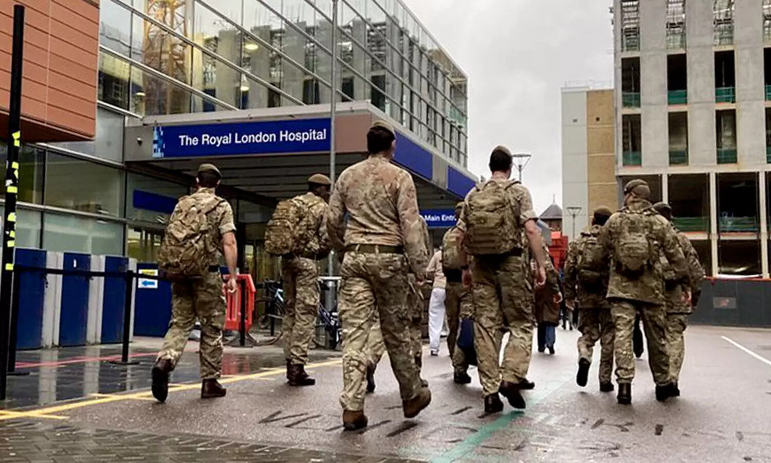 Army deployed in London hospitals