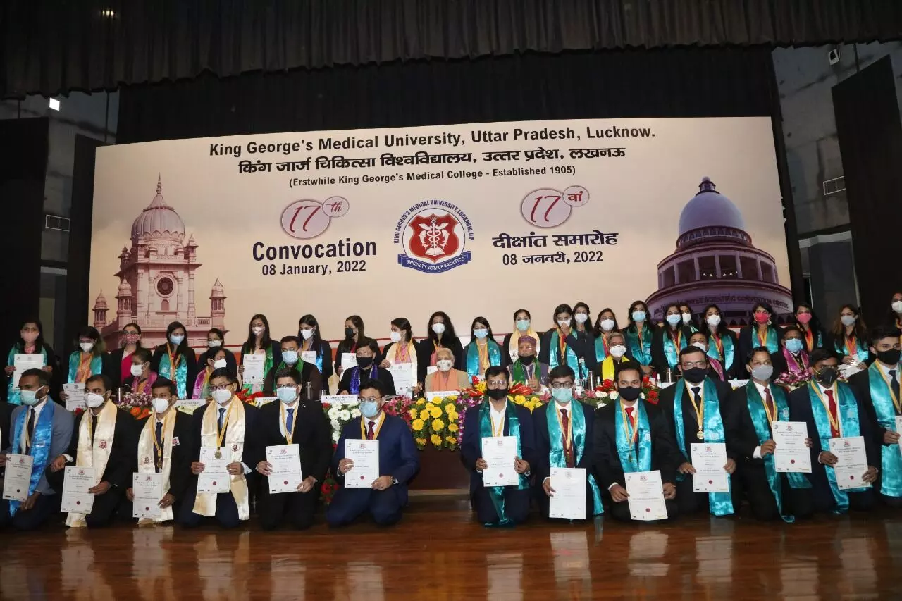 60 gold medals distributed to 42 students in KGMU 17th Convocation