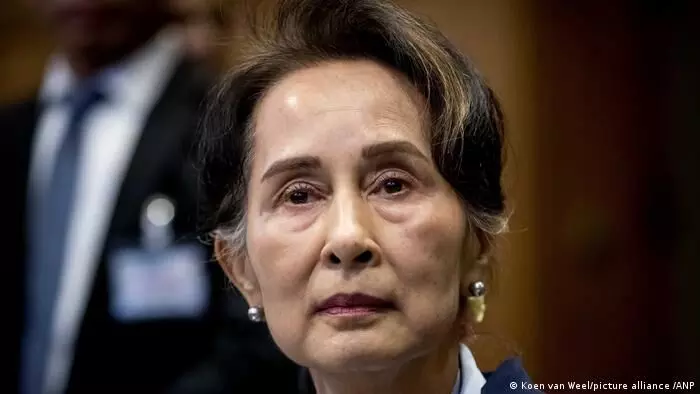 Myanmar News Myanmar leader Aung San Suu Kyi jailed for four years Myanmar News In Hindi