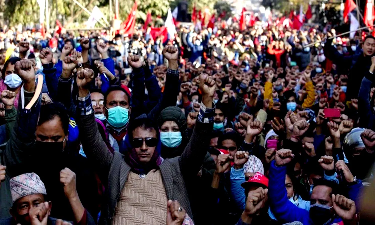 नेपाल में विरोध प्रदर्शन: चीन के खिलाफ सड़कों पर आए सैकड़ों लोग, चीनी राजदूत यांकी वापस जाओ के लगाए नारे