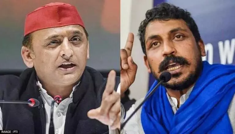 akhilesh yadav and chandrashekhar azad