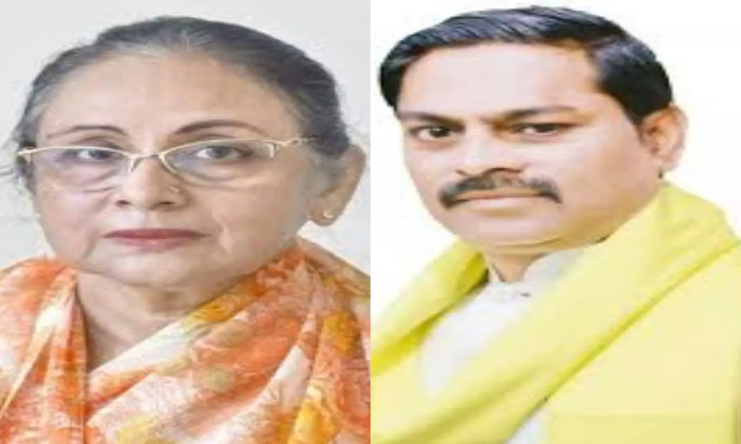 SP candidate Rita Singh and Rajbhar candidate Santosh Arkavanshi