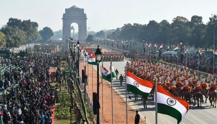 republic day construction workers and safai karamcharis