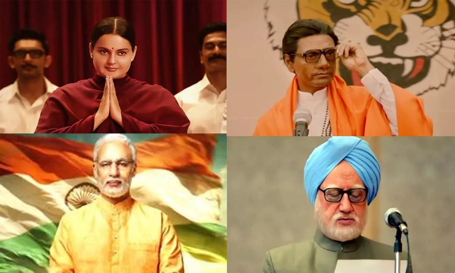 Movies On Politicians: Bollywood celebrities who played political leaders in films, including Nawazuddin Siddiqui and Kangana