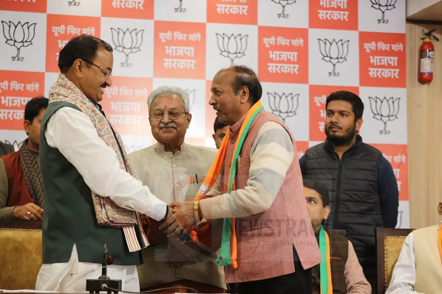 People from different parties joined BJP