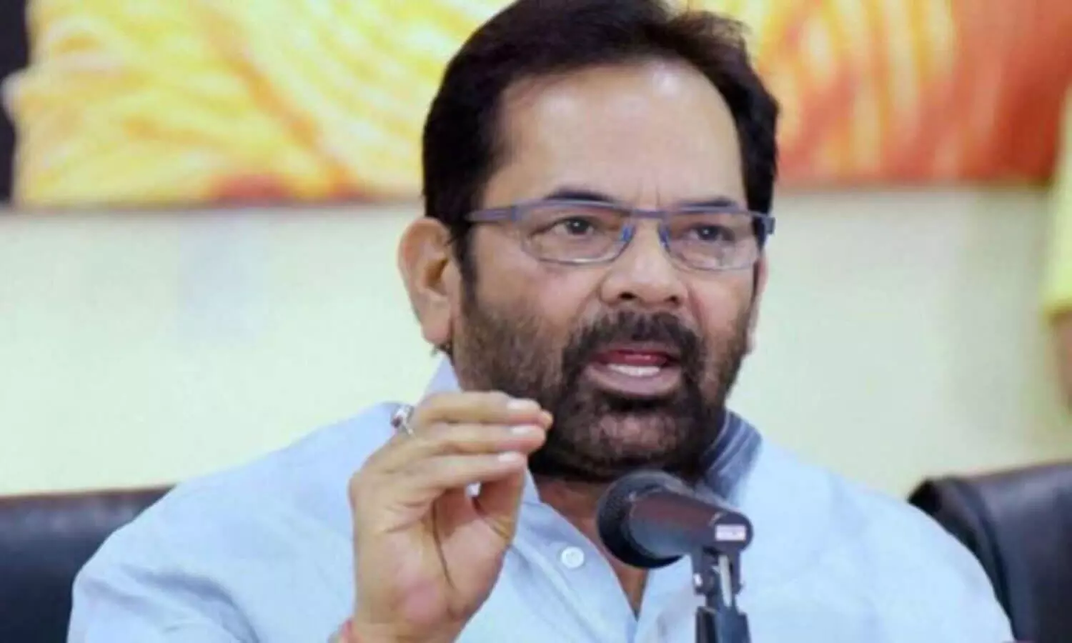 BJP Leader Mukhtar Abbas Naqvi