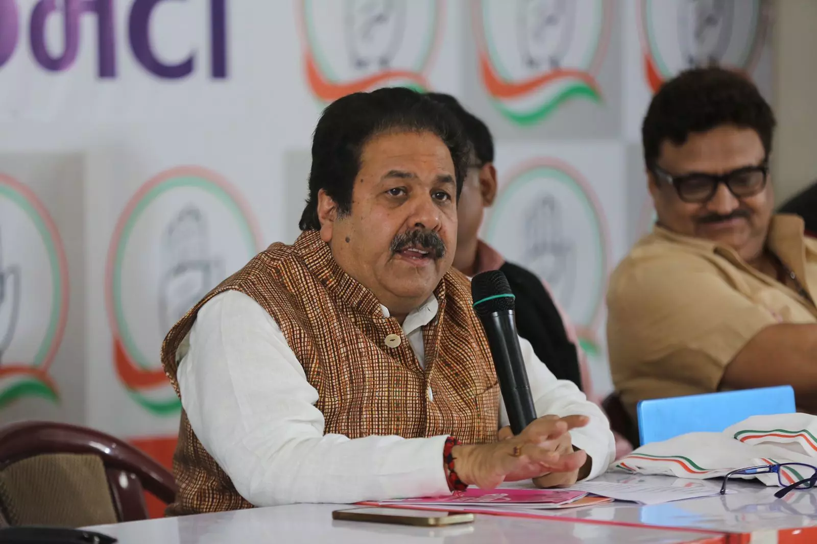 congress leader rajiv shukla press conference today in lucknow