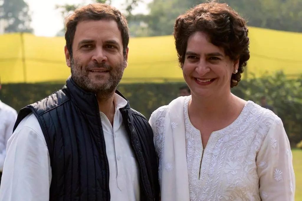 priyanka gandhi rahul gandhi campaigns in amethi