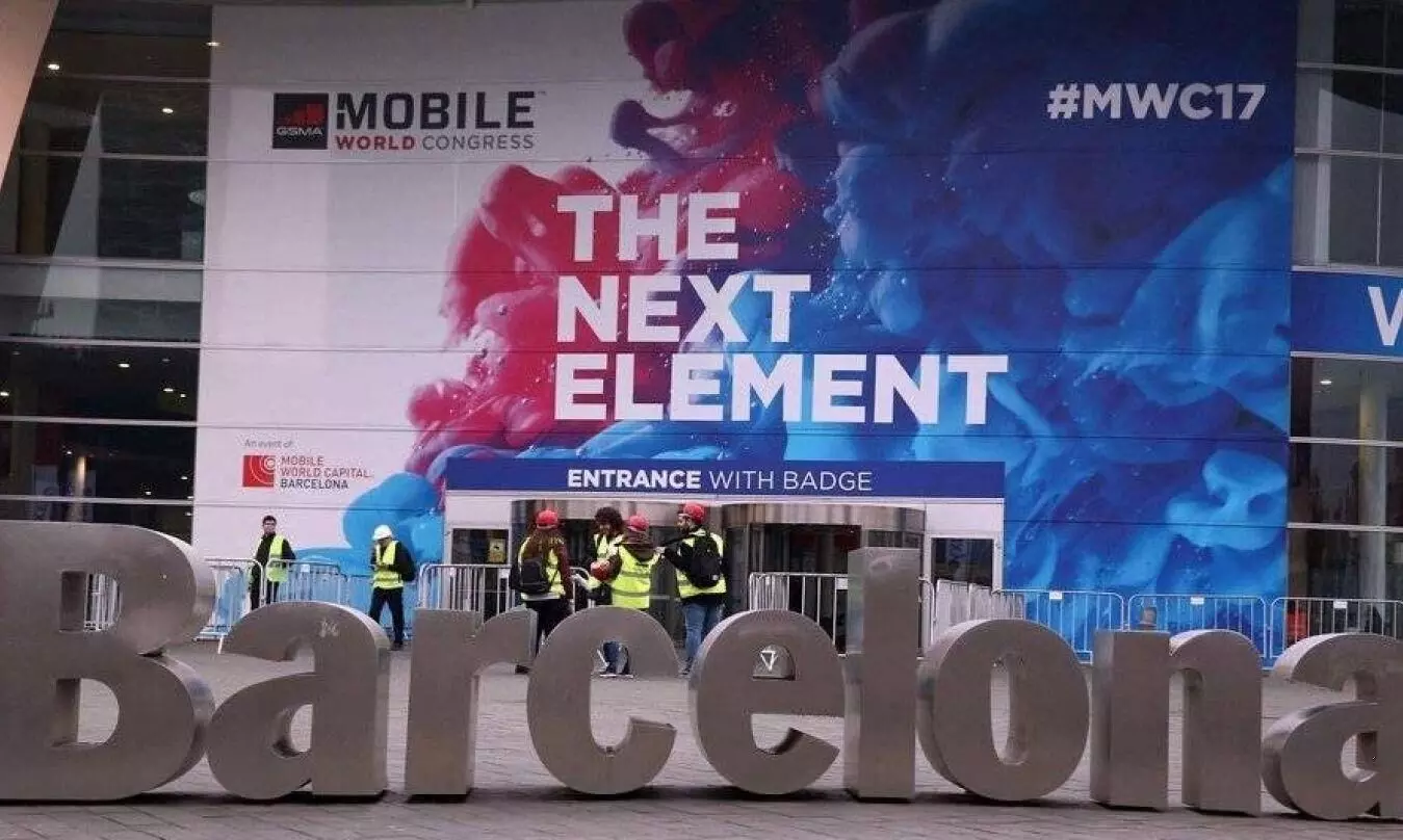 MWC 2022 Mobile World Congress event started in Barcelona city of Spain