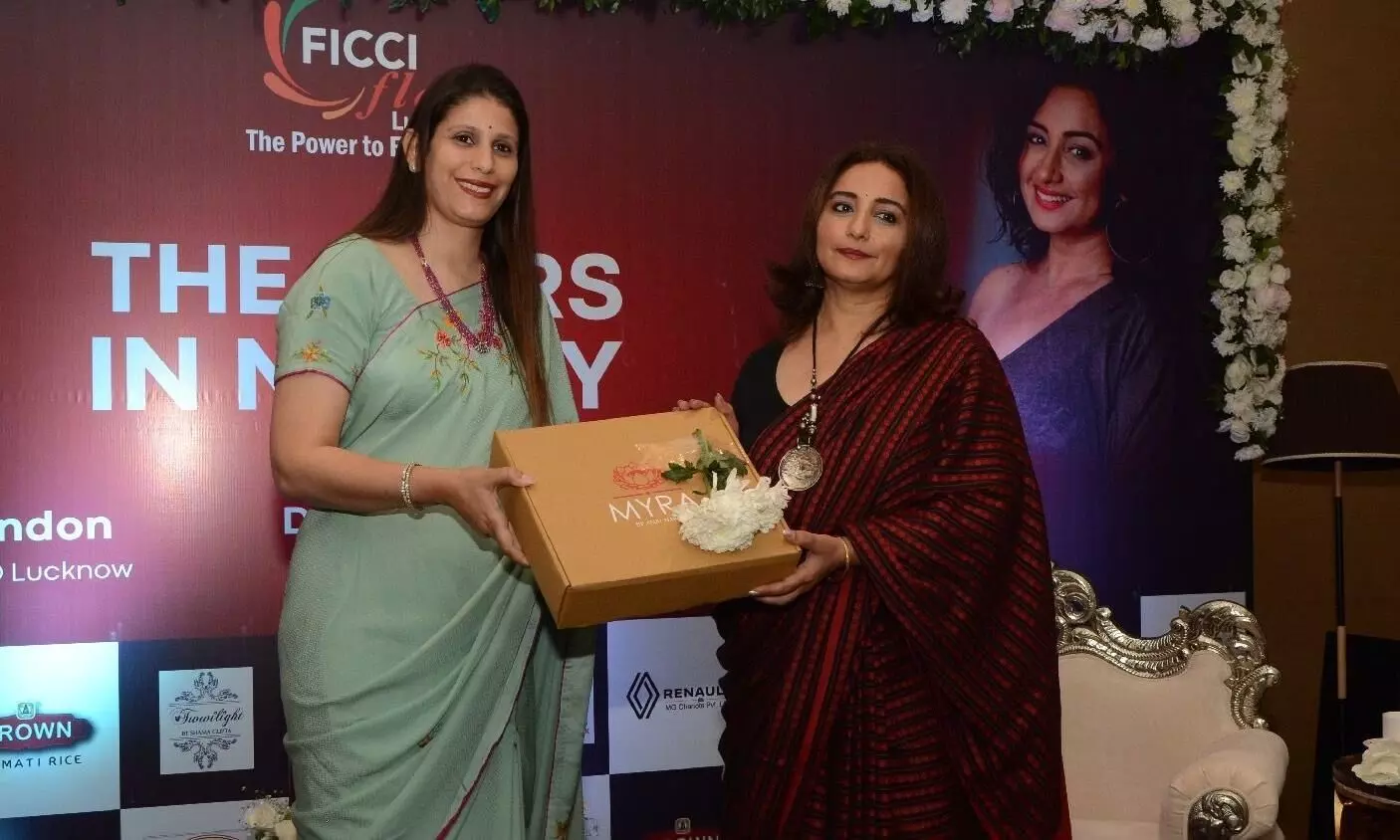 Actress Divya Dutta launches her book Me and Maa in Lucknow