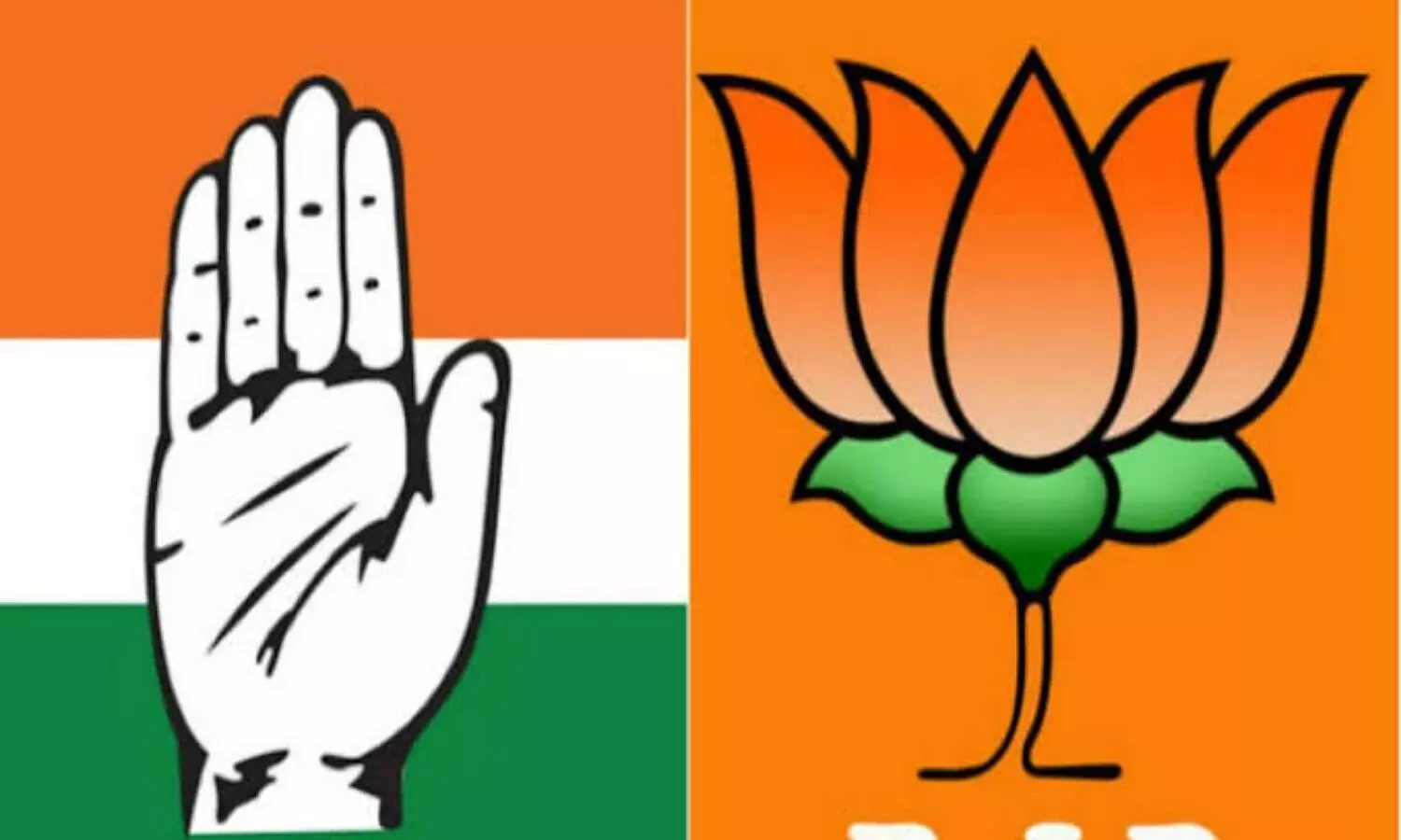 competition between BJP and Congress