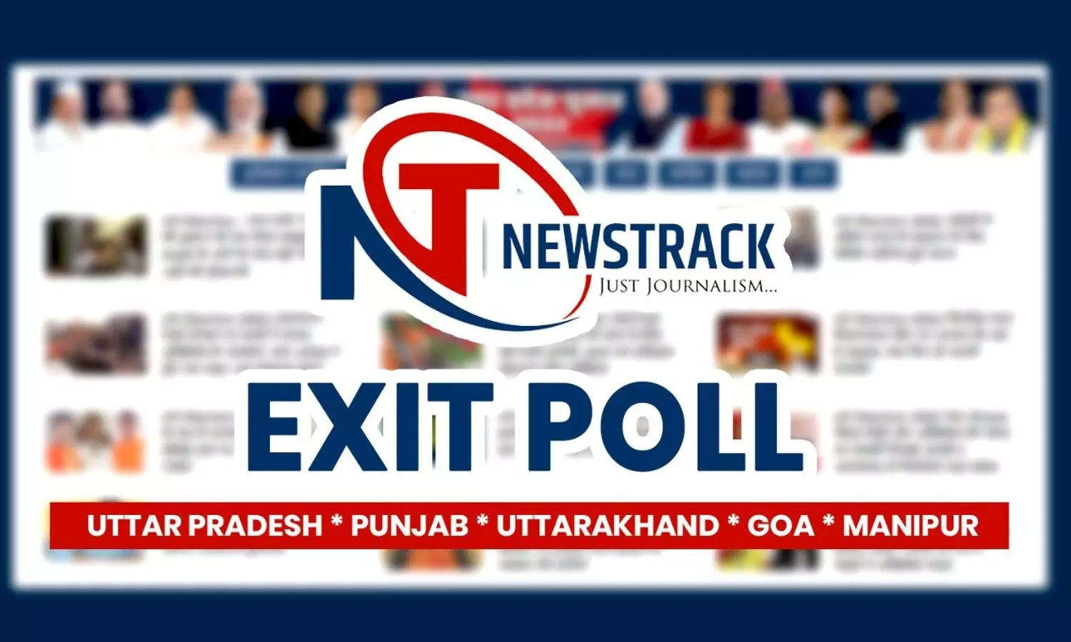 Newstrack Exit Poll UP Punjab Goa Uttarakhand Manipur