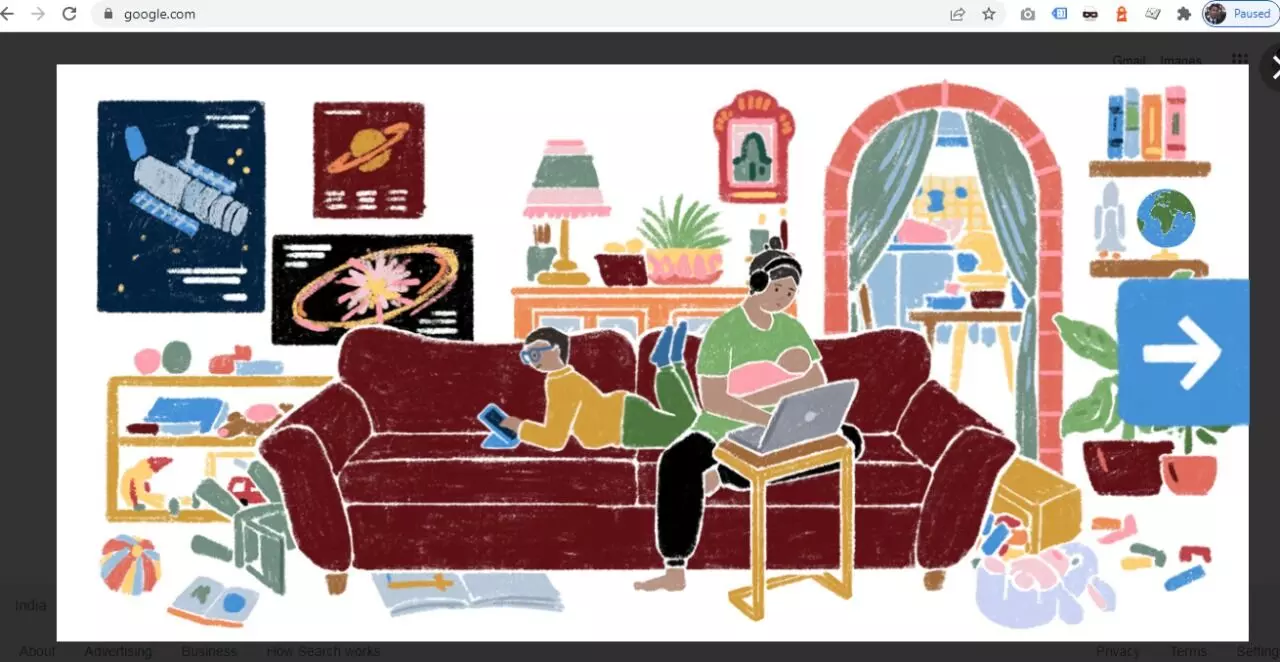 International Womens Day google doodle celebrates womens day 2022 animated video