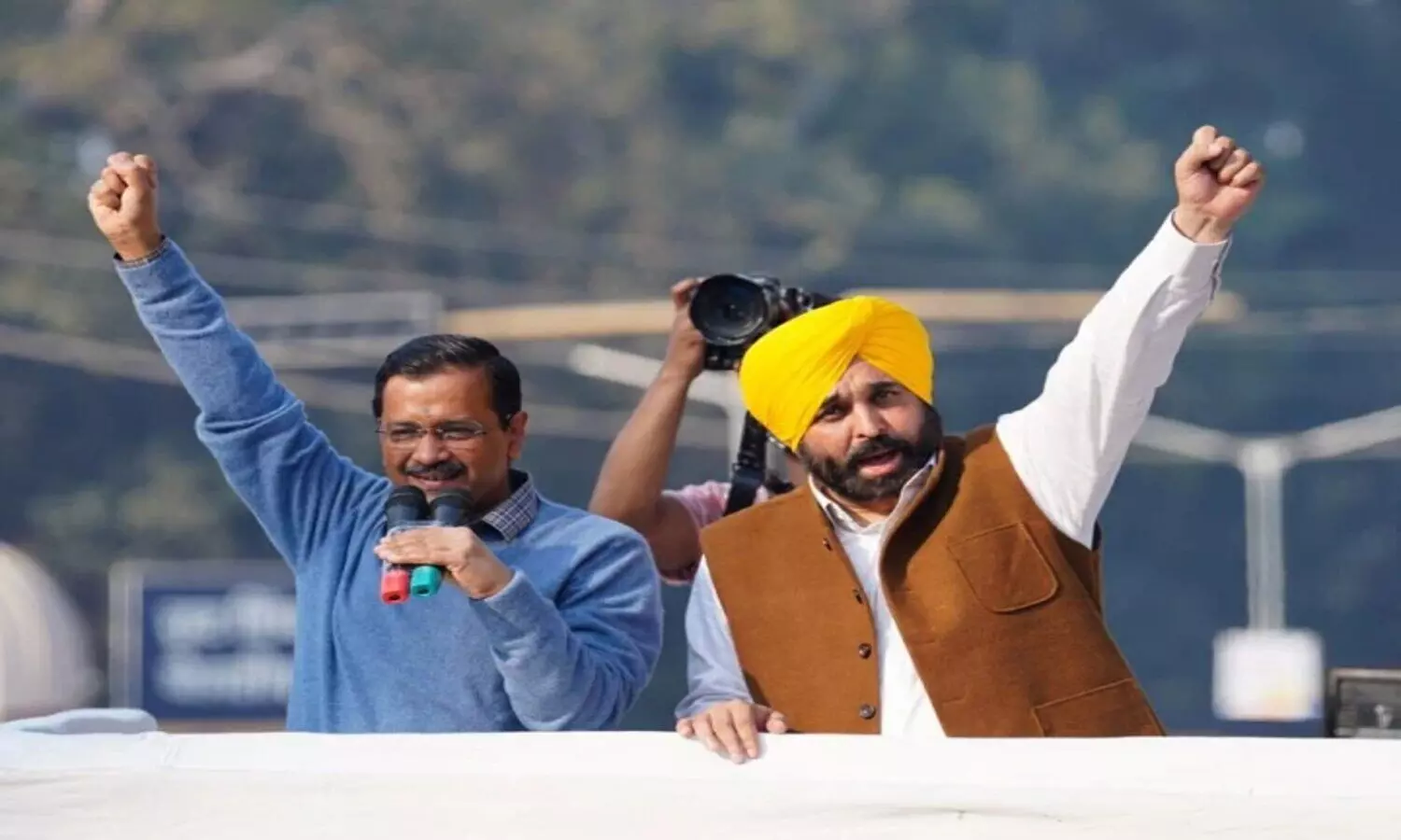 AAP road show in Amritsar today