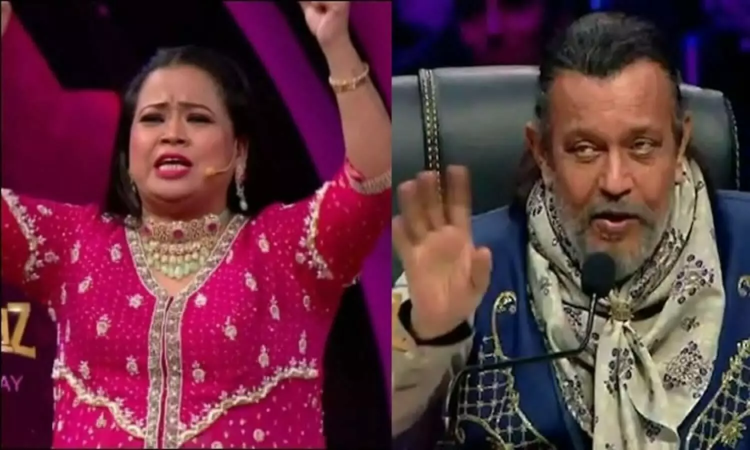 Hunarbaaz show: कॉमेडियन भारती ने लिए मिथुन के मजे, बताया क्यों नहीं बैठती है कोई हीरोइन दादा के बगल में