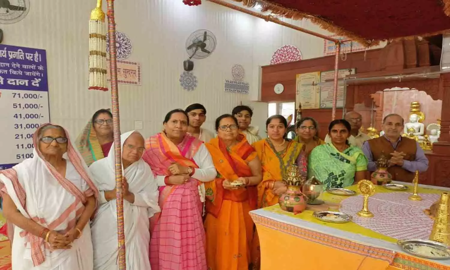 Baghpat News: 256 Argh Shriphals were dedicated in Siddhachakra Mahamandal Vidhan