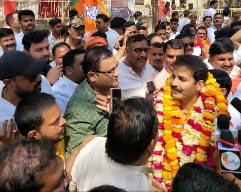 Sonbhadra News BJP nominated former MLC Vineet Singh for Sonbhadra Mirzapur MLC seat