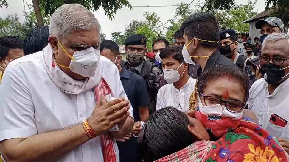 West Bengal Governor jagdeep dhankhar called Birbhum violence shameful said it is easy to abuse me