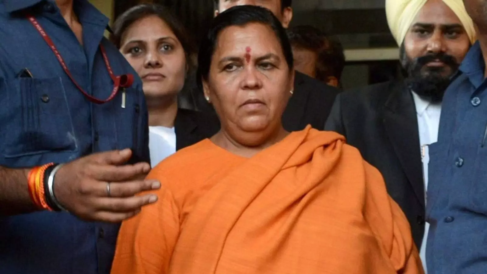 Uma Bharti Yogi Oath Ceremony