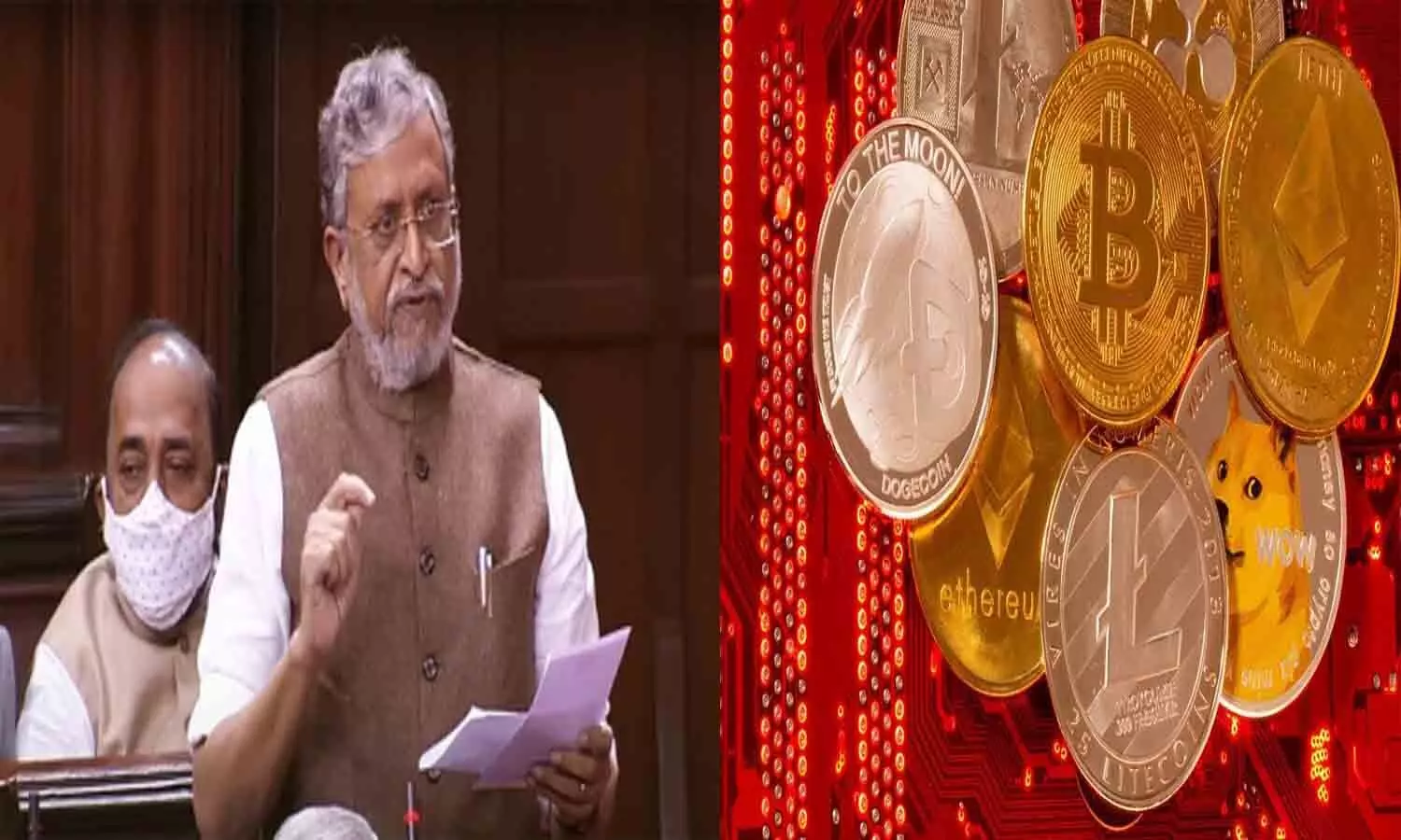 Crypto Currency: Sushil Kumar Modi demanded in Rajya Sabha, said – 30 percent tax should be imposed on crypto currency