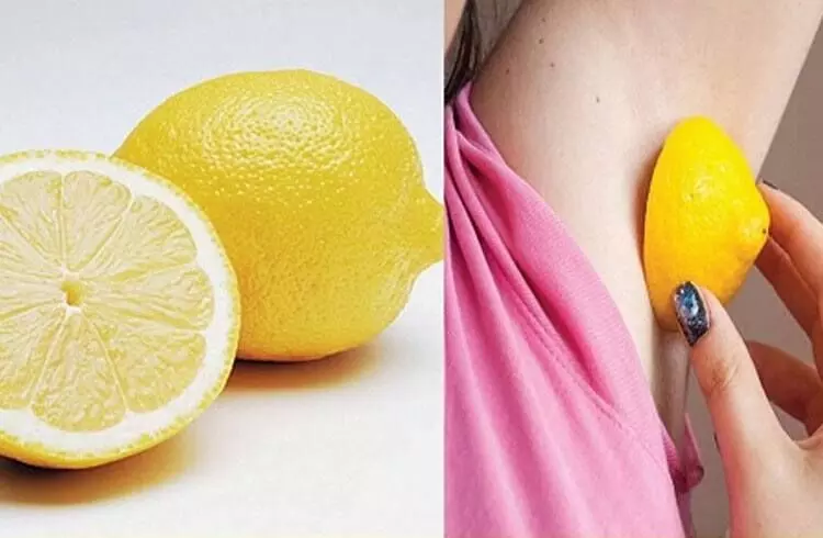 sweating in summer Lemon will save you from being embarrassed by the smell of sweat