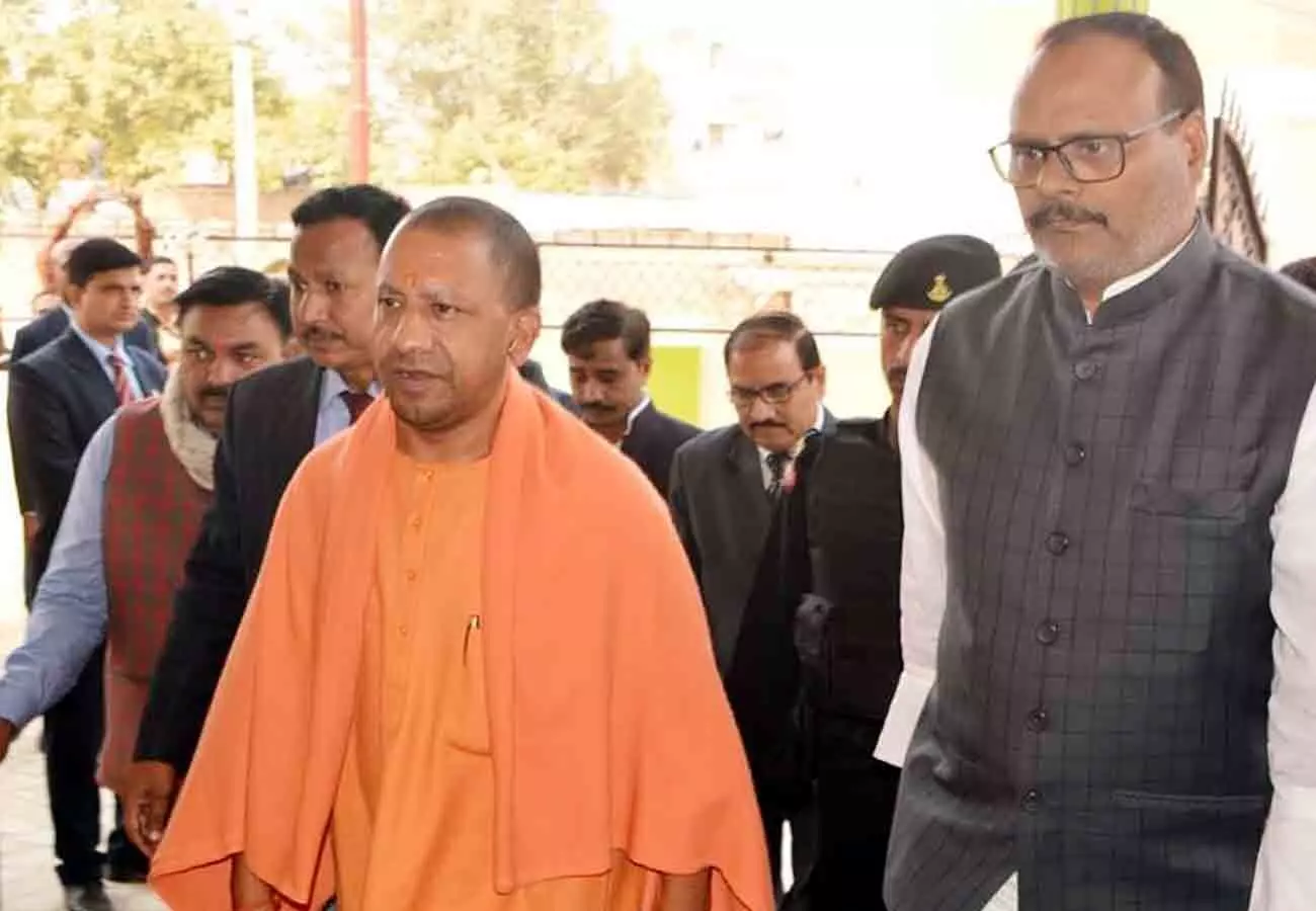 up cm yogi adityanath with brajesh pathak visit ayodhya today review ram navami mela