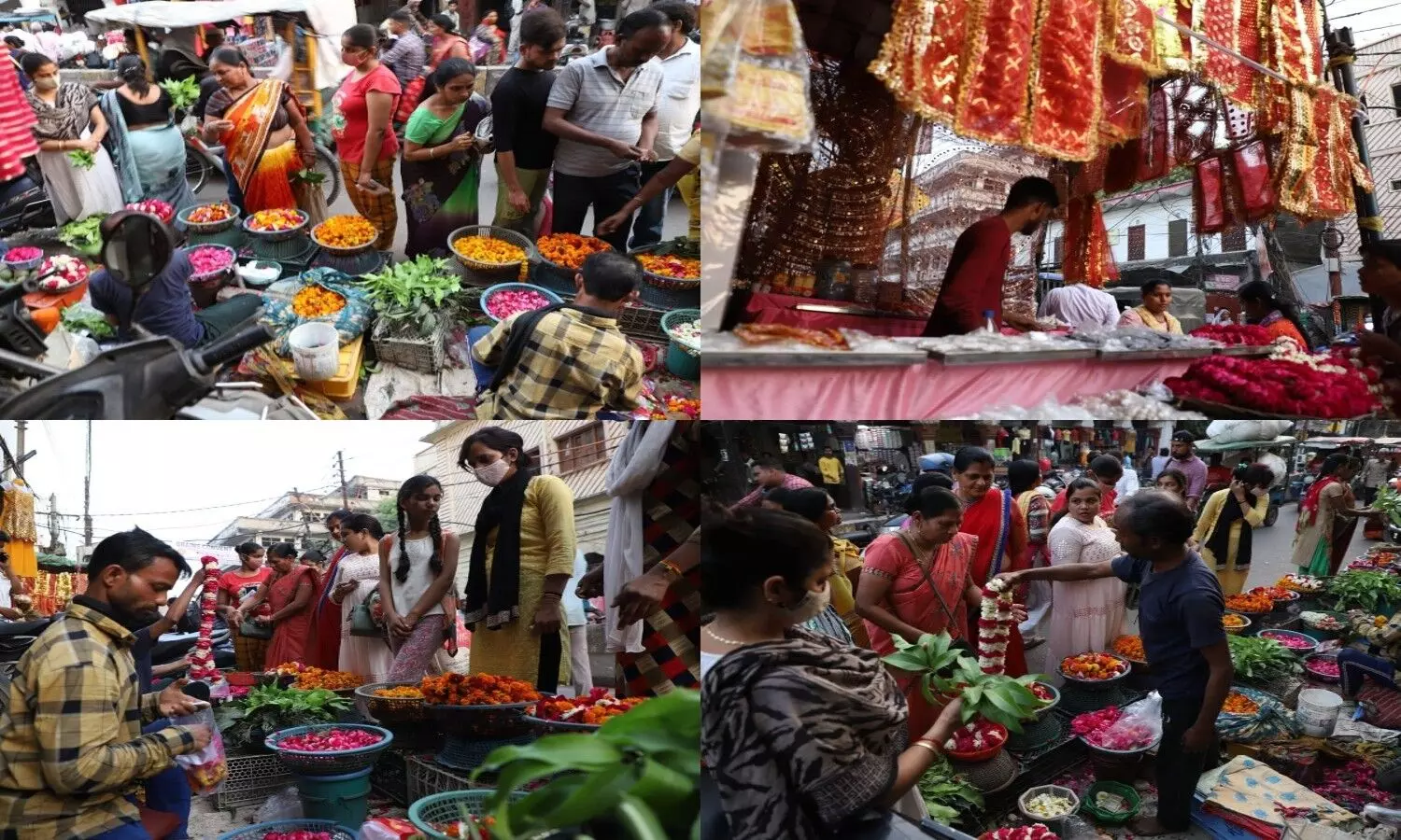 Temples started decorating for Navratri in Lucknow