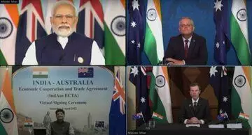 india australia interim trade agreement between pm narendra modi and Scott Morrison
