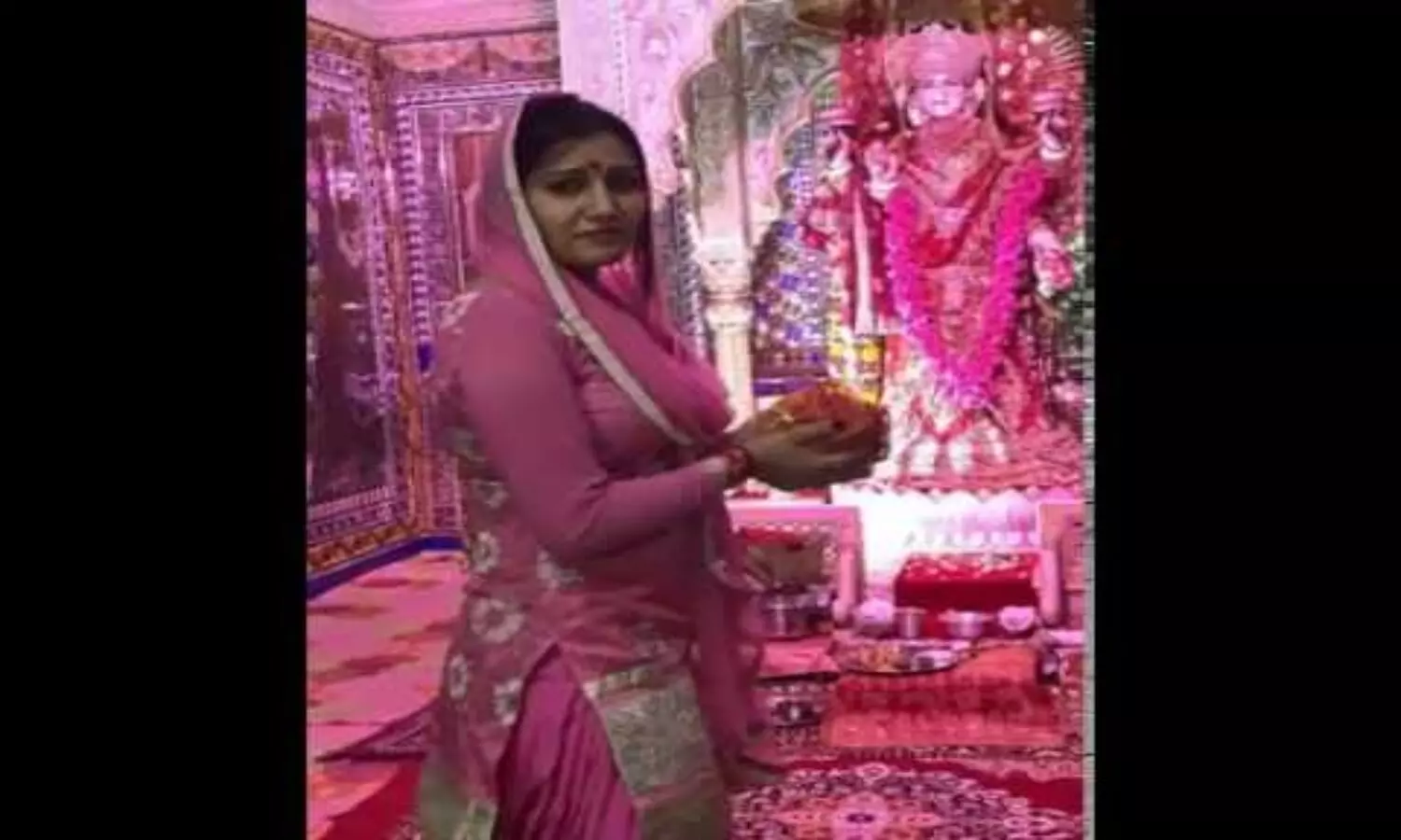 Sapna Choudhary Celebrated Navratri