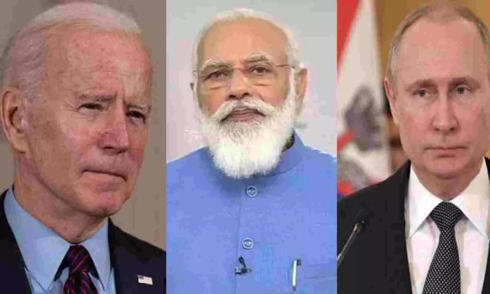 Joe Biden Narendra Modi Vladimir Putin