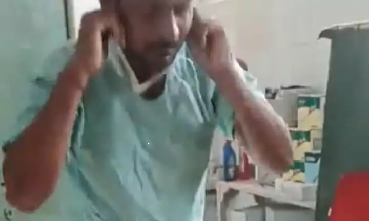 lucknow kgmu video viral exploitation employee of ent department