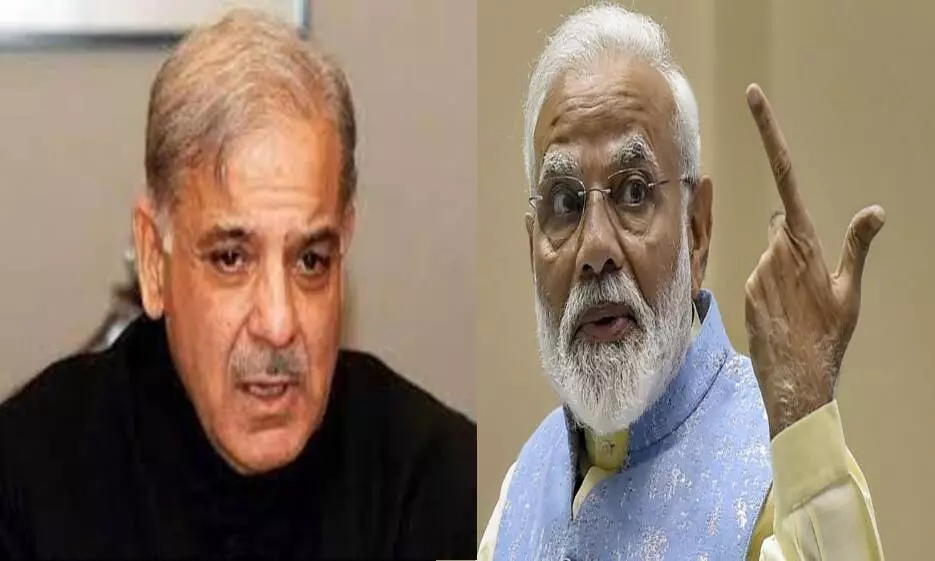 Shahbaz Sharif and narendra modi