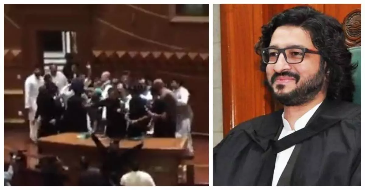 pakistan assembly of punjab province slapped attacked and many more on deputy speaker