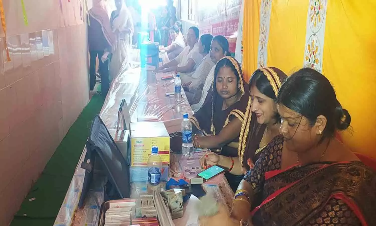 Health fair held in Ghazipur: Baby shower of pregnant women, annaprashan of newborns