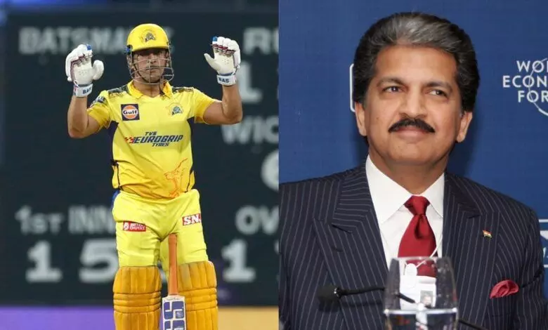 anand mahindra praises cricketer ms dhoni after csk win over mumbai indians ipl 2022