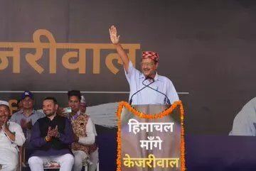 delhi cm arvind kejriwal target on cm jai ram thakur government in kangra rally in himachal