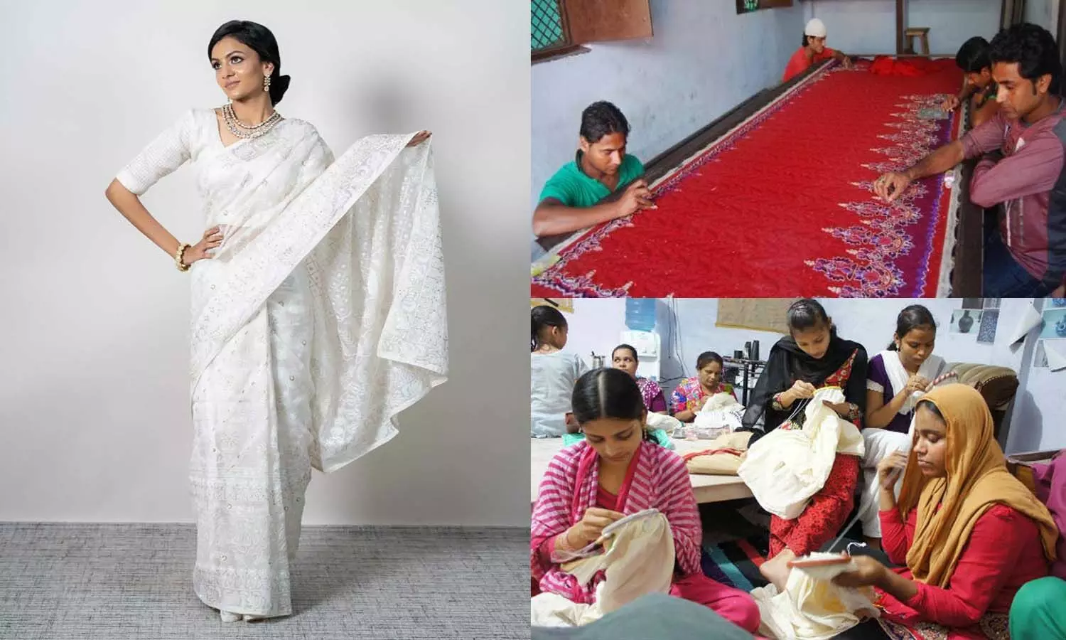 The life of the artisans of Lucknowi Chikankari and Zardozi is very bad.