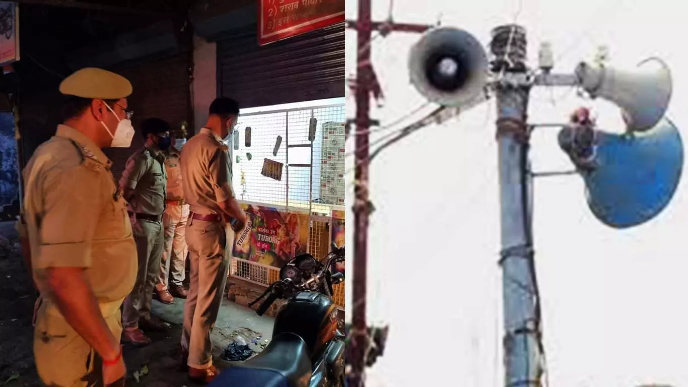 Loudspeaker removed from religious places in Raebareli