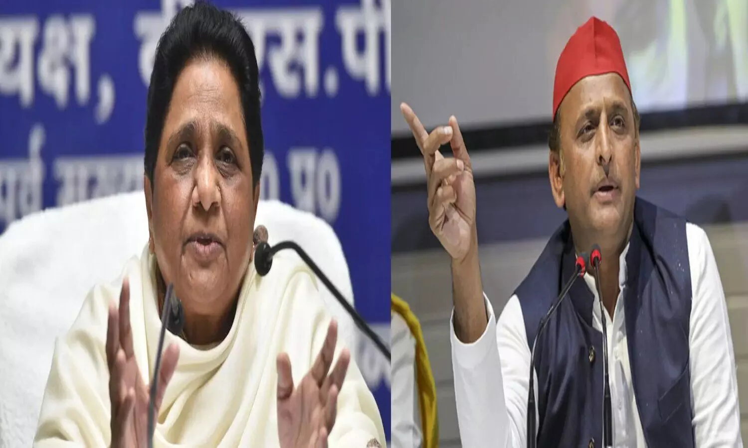 Mayawati react on Akhilesh yadav