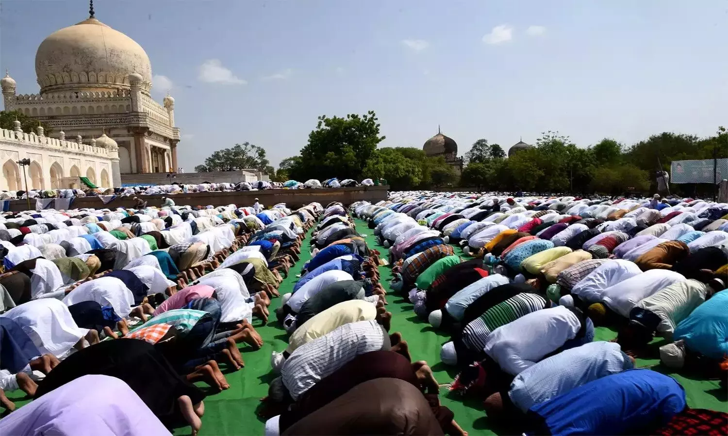 Eid prayers in Idgah