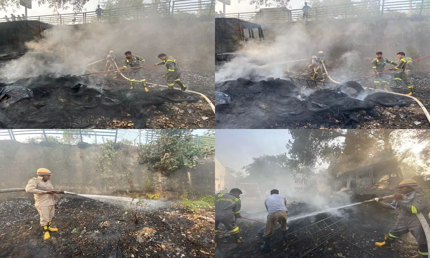 Lucknow: पराग डेयरी की फैक्टरी में लगी आग, दमकल विभाग की गाड़ियां पहुंचीं मौके पर