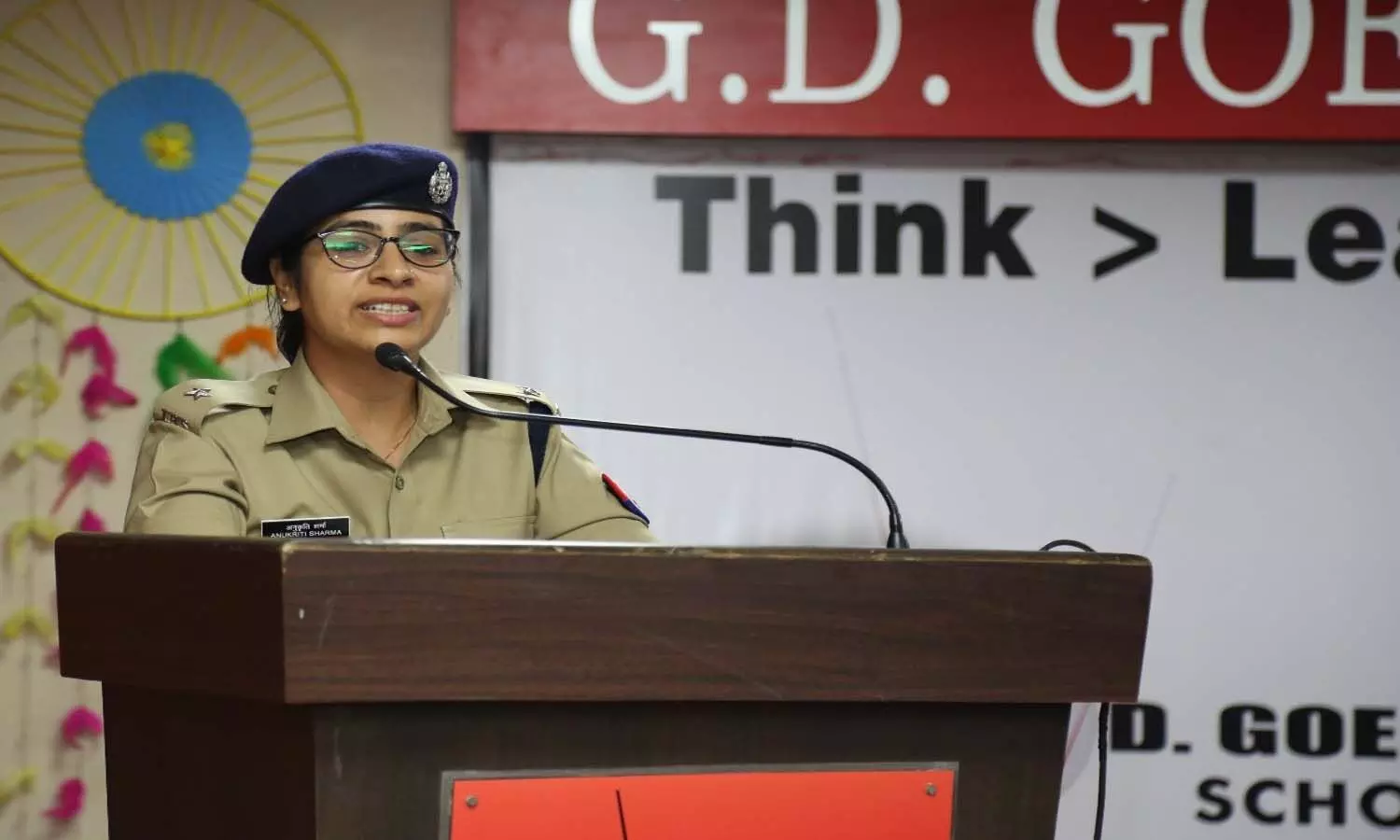 Female trainee IPS Anukreethy Sharma said, the goal is to connect the society with the