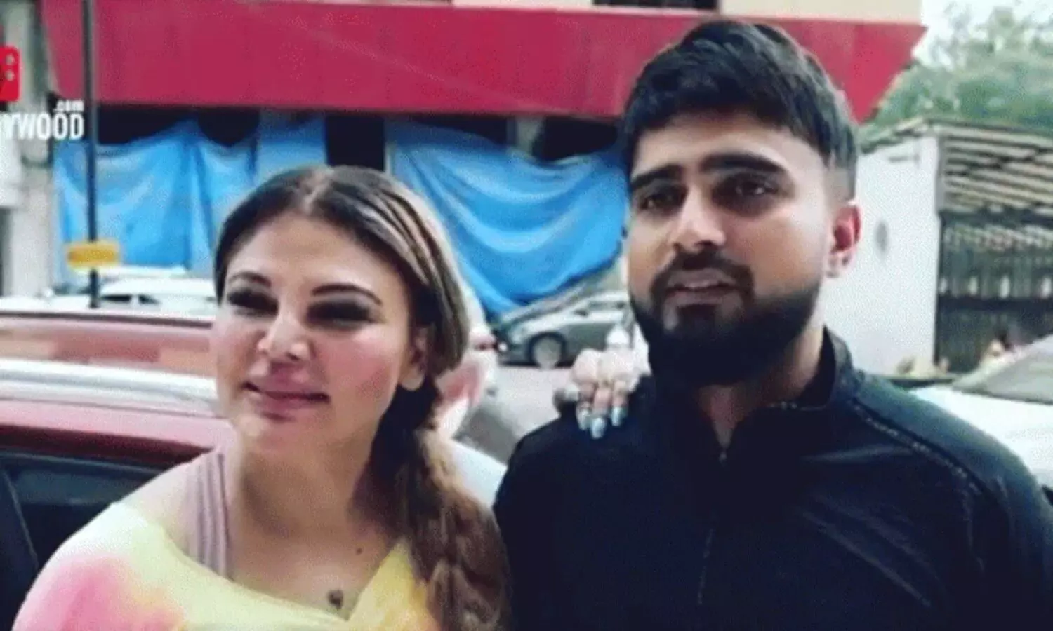 Rakhi Sawant with Adil Khan Durrani