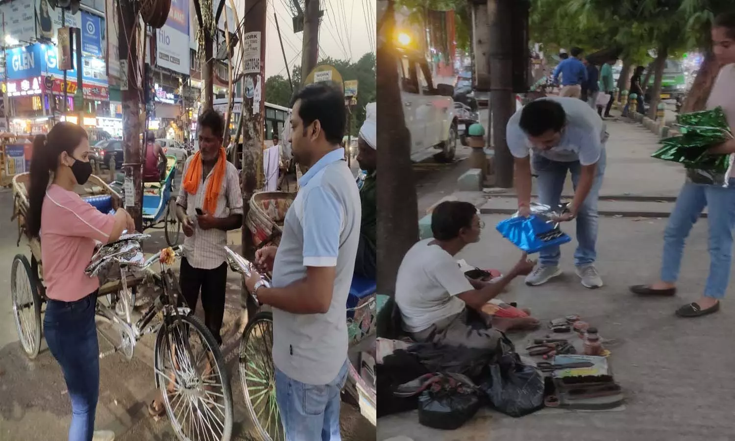 Lucknow: Motivational Club distributed clothes to the needy on the occasion of Bada Mangal