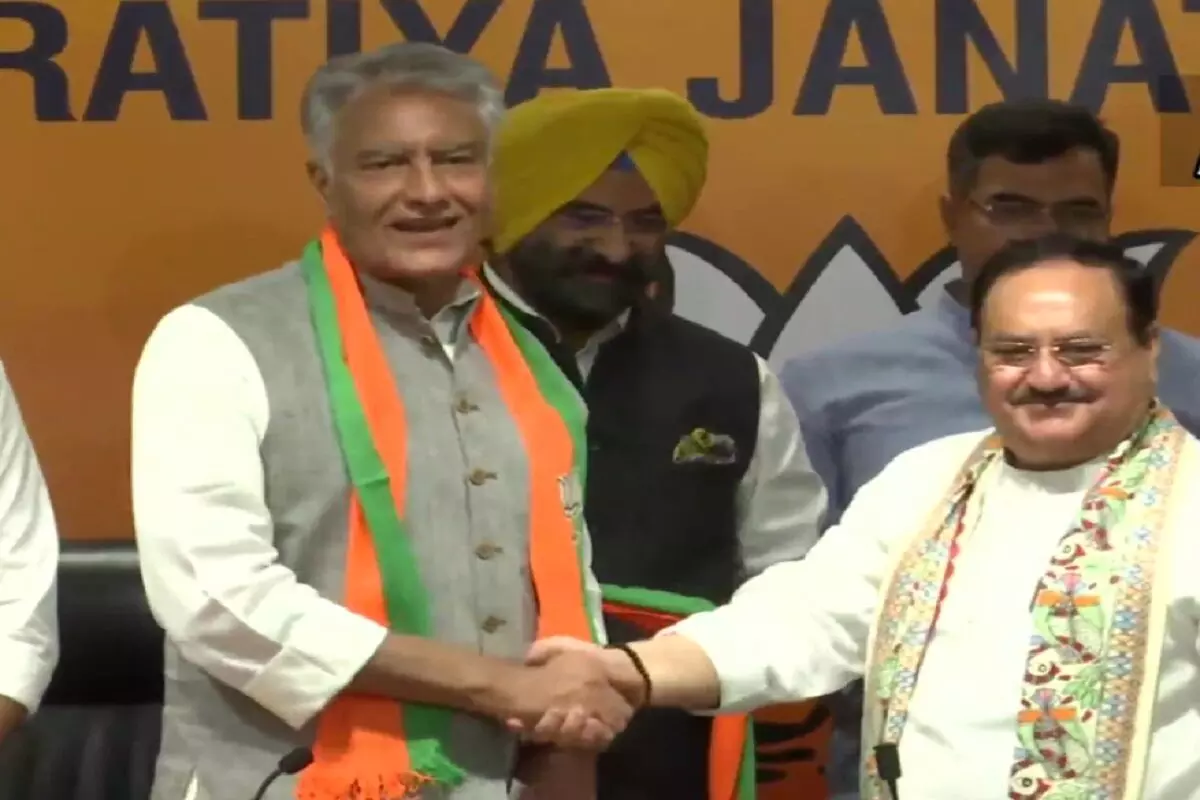 former punjab congress leader sunil jakhar joins bjp