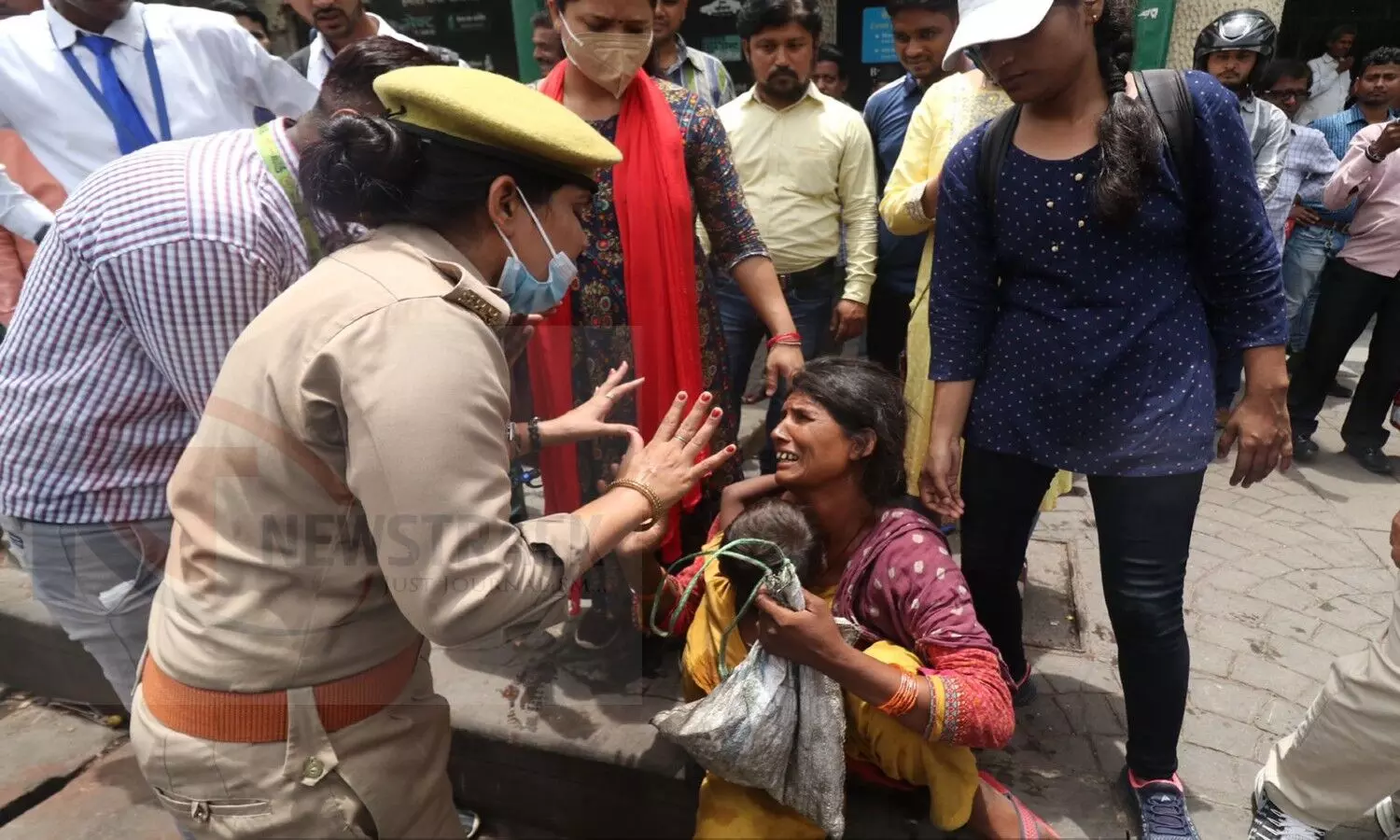 Rescue operation of beggars in Lucknow