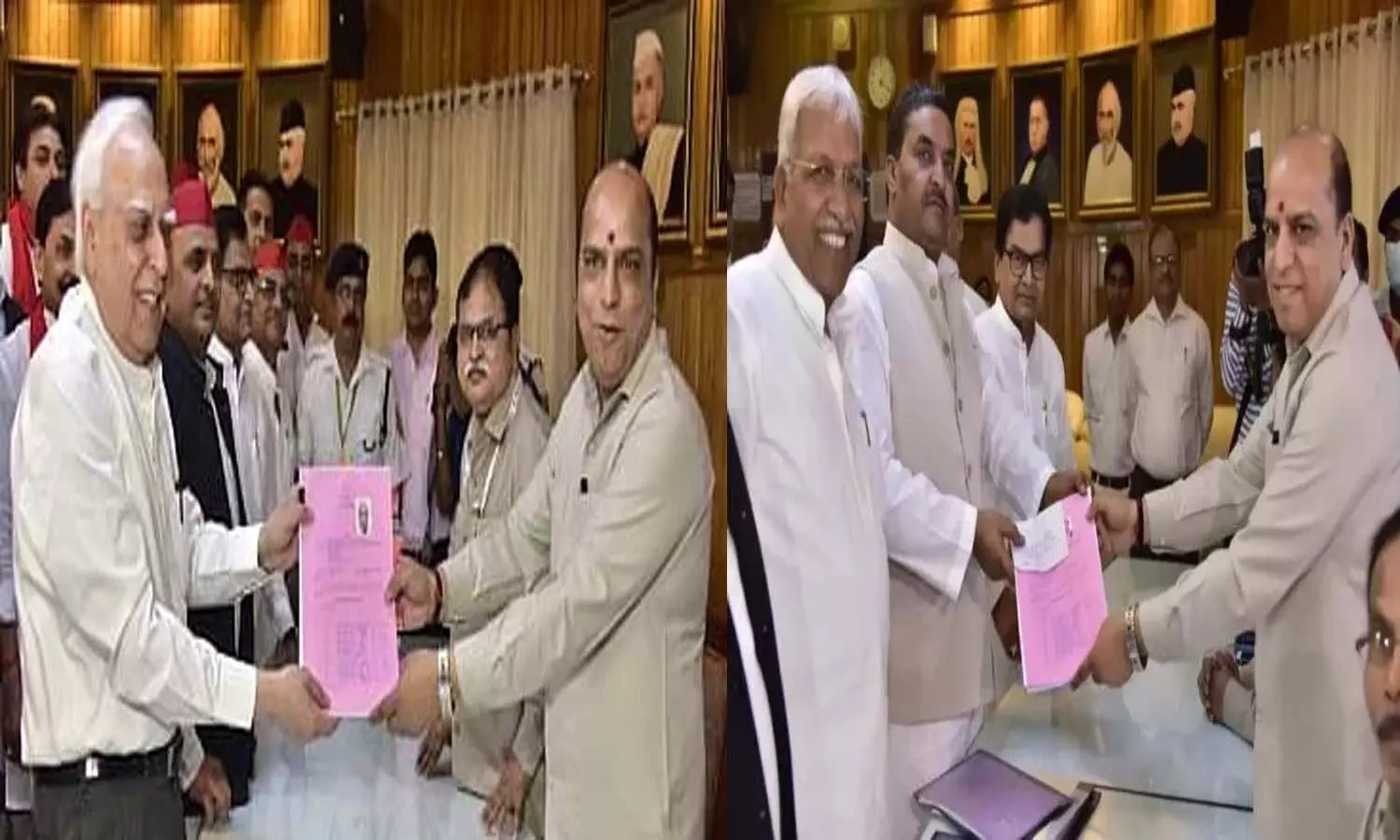 Javed Ali has filed nomination from Samajwadi Party and Kapil Sibal as an independent